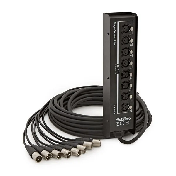 DTM・DAW DMX-8C STAGE EVOLUTION 8 Channel Stage Box with 15m Snake — Store